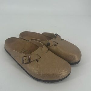 Birkenstock Gold Mules